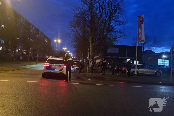 Fatbike en personenwagen botsen op elkaar
