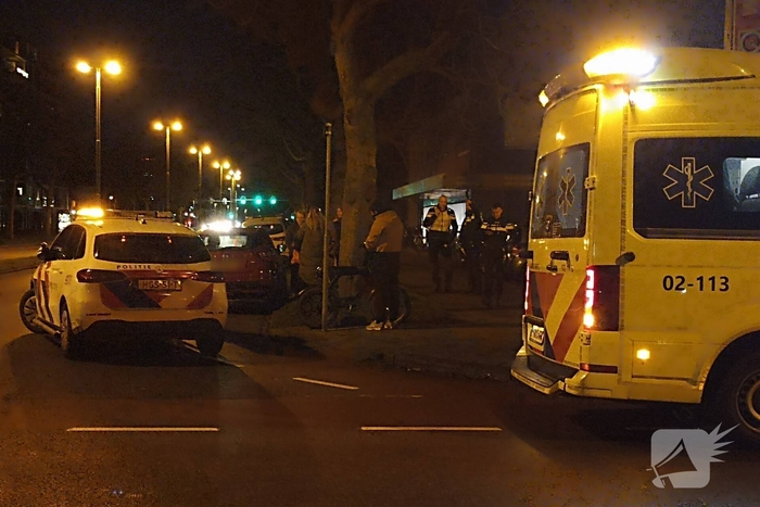 Fatbike en personenwagen botsen op elkaar