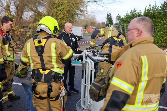 Kattenredding leidt tot tijdelijke verkeershinder