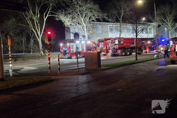 Brand leidt tot grote brandweeroperatie