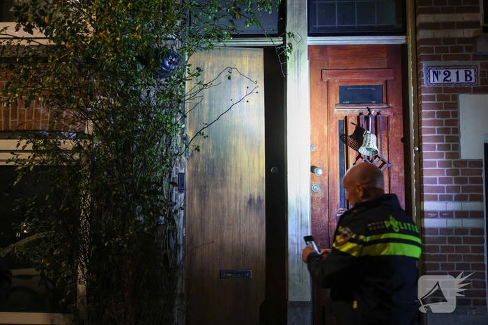 Explosie veroorzaakt schade aan deur