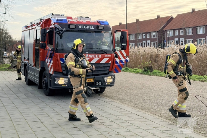 Gaslek na ongeval bij graafwerkzaamheden