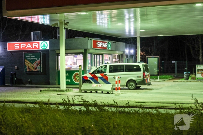 Mislukte overval op tankstation