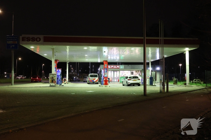Mislukte overval op tankstation