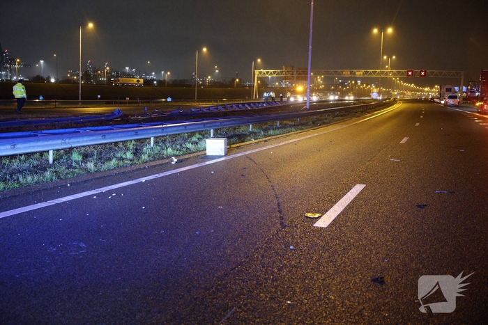 Bestuurder bevrijdt na ongeval vrachtwagen