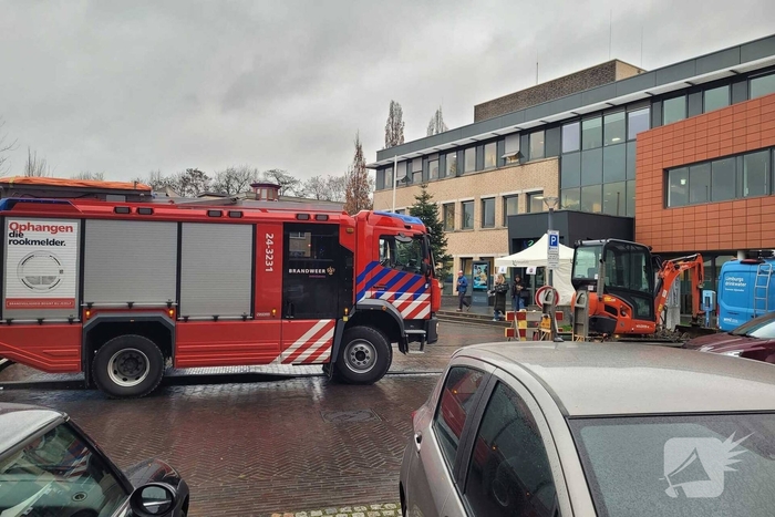 Brandweer ingezet voor wateroverlast in gemeentehuis