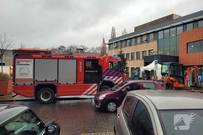 Brandweer ingezet voor wateroverlast in gemeentehuis