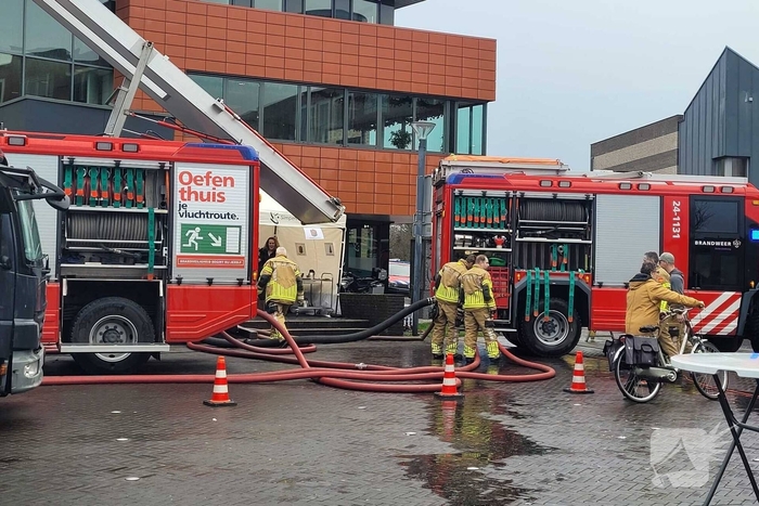 Brandweer ingezet voor wateroverlast in gemeentehuis