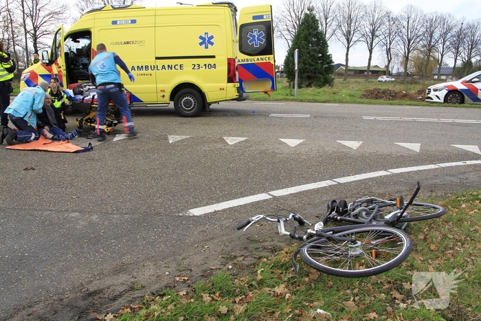 Fietser zwaar gewond bij ongeval met auto