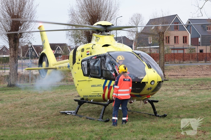 Medische noodsituatie leidt tot traumahelikopter