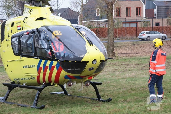 Medische noodsituatie leidt tot traumahelikopter