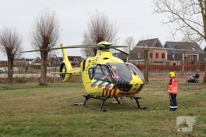 Medische noodsituatie leidt tot traumahelikopter