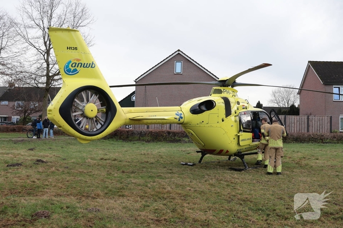 Medische noodsituatie leidt tot traumahelikopter