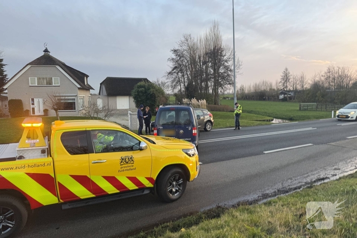 Ongeval tussen bestelbus en personenauto