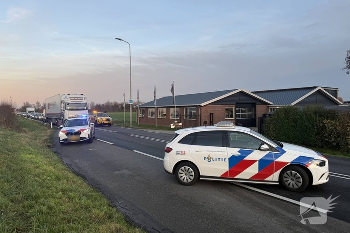Ongeval tussen bestelbus en personenauto