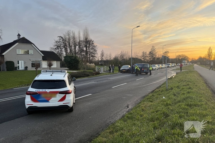 Ongeval tussen bestelbus en personenauto