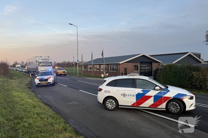 Ongeval tussen bestelbus en personenauto