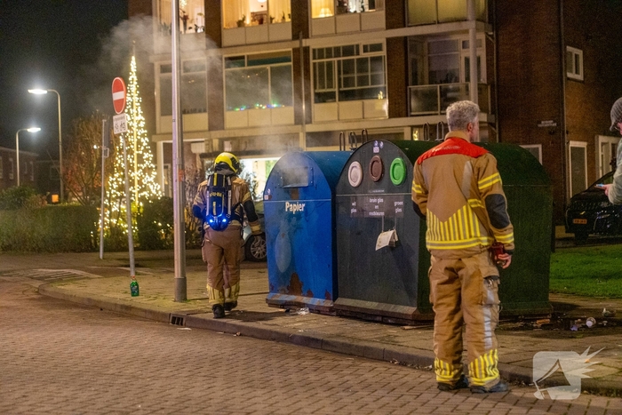 Containerbrand snel geblust