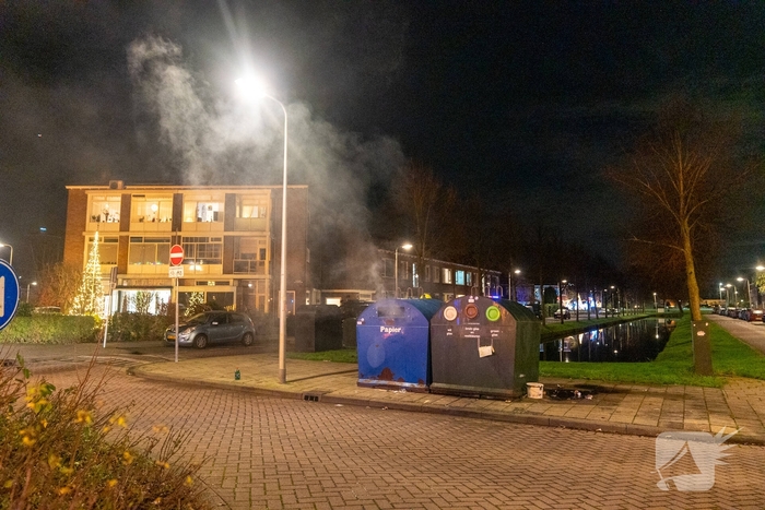 Containerbrand snel geblust