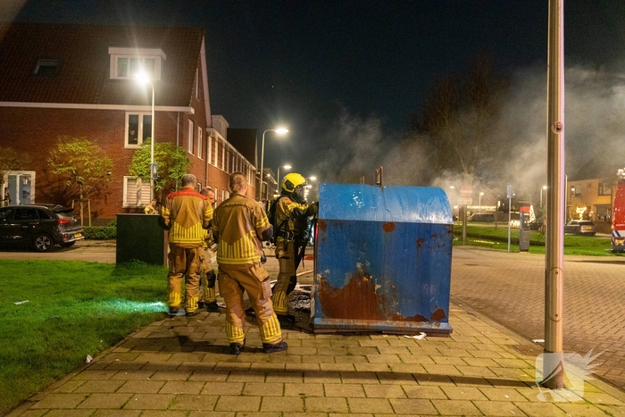Containerbrand snel geblust