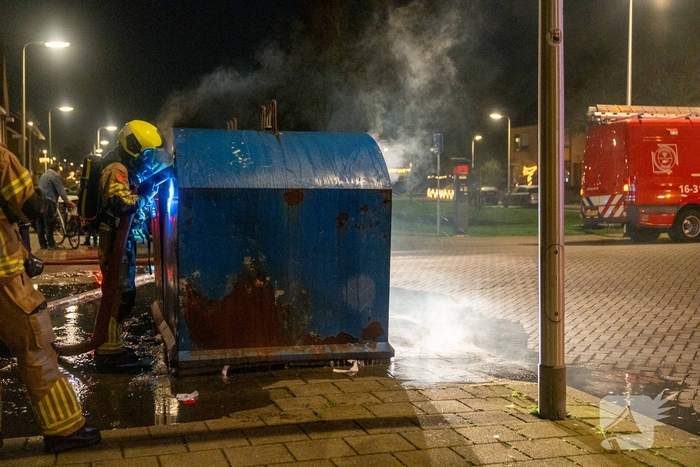 Containerbrand snel geblust