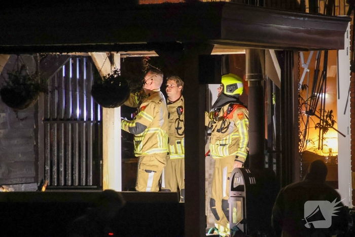 Brand in veranda zorgt voor schade