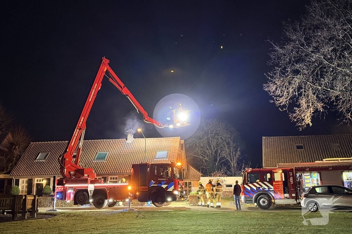 Schoorsteenbrand snel geblust