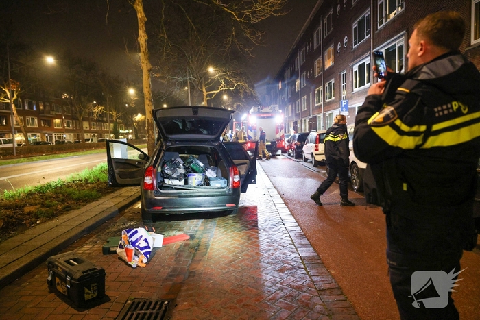 Brand in auto leidt tot onderzoek