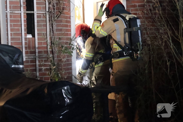 Brand in wasmachine leidt tot snelle brandweeractie