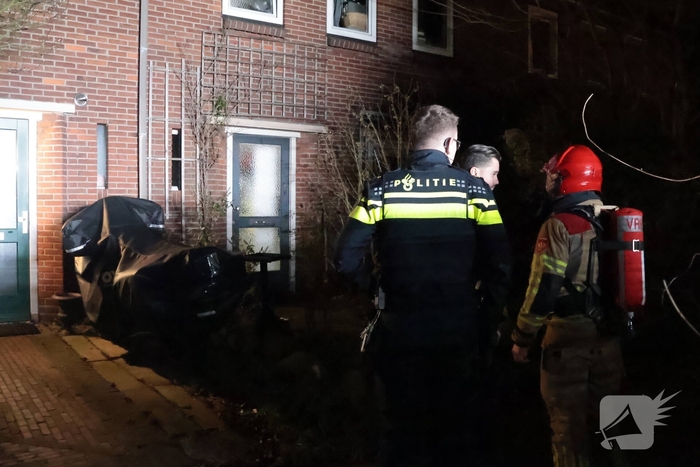 Brand in wasmachine leidt tot snelle brandweeractie