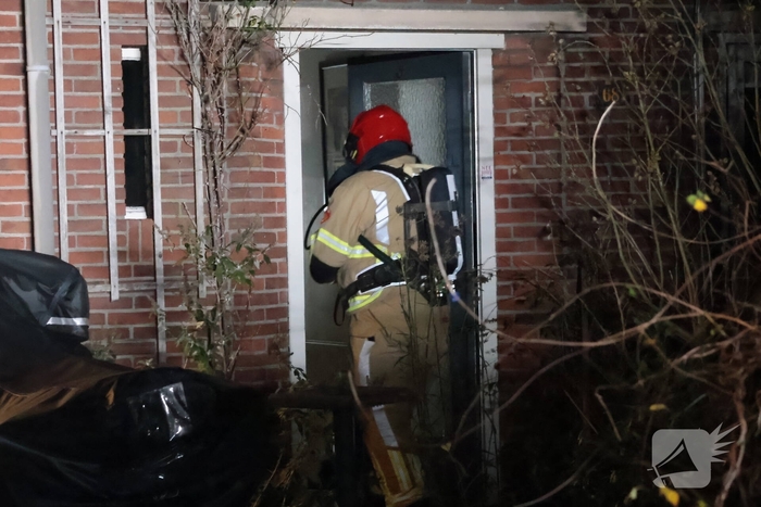 Brand in wasmachine leidt tot snelle brandweeractie