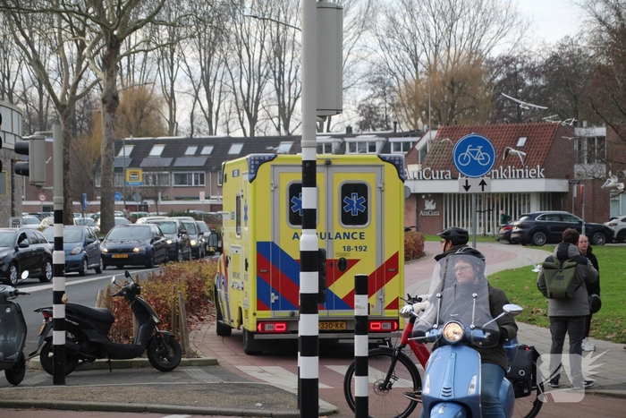 Aanrijding tussen scooters met lichte schade
