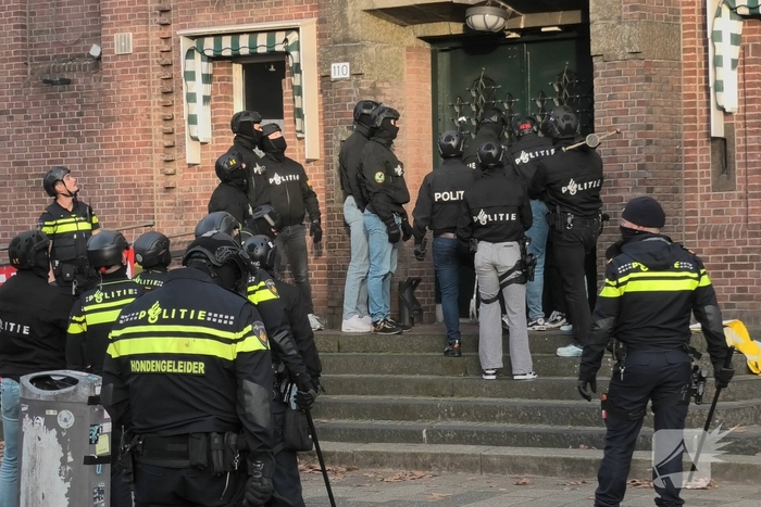 Politieactie leidt tot ontruiming van pand
