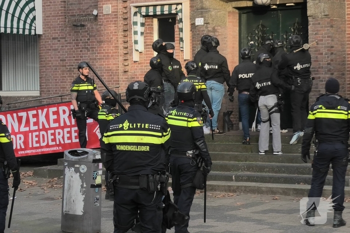 Politieactie leidt tot ontruiming van pand