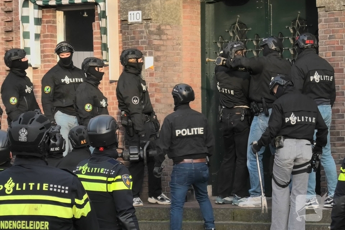 Politieactie leidt tot ontruiming van pand