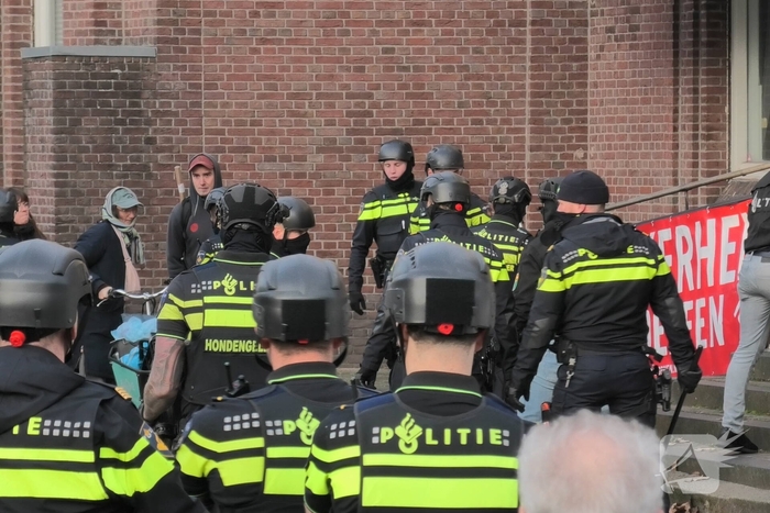 Politieactie leidt tot ontruiming van pand