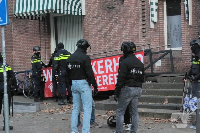Politieactie leidt tot ontruiming van pand