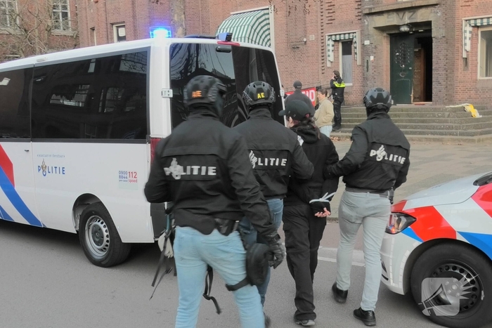 Politieactie leidt tot ontruiming van pand