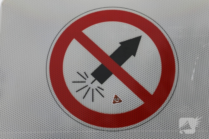 Borden geplaatst voor vuurwerkverbod in winkelgebied