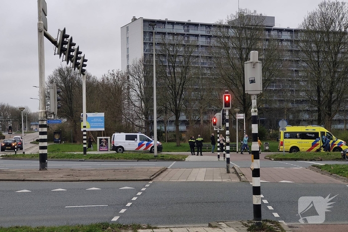 Fietser en auto betrokken bij ongeval