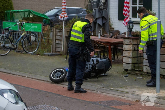 Ongeval met scooter en automobilist