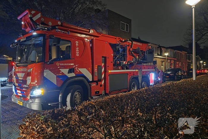 Brand in Zwolle leidt tot snelle opschaling