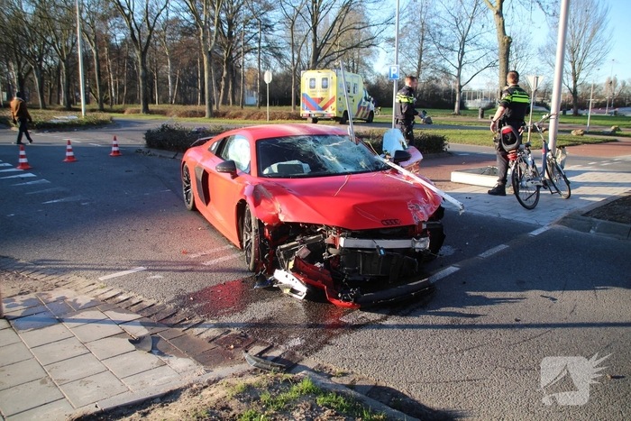 Flinke aanrijding met Audi R8