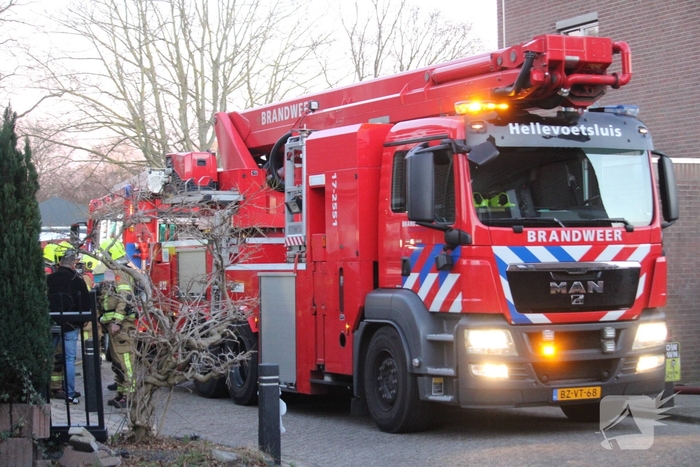Brandweer schaalde op na melding woningbrand