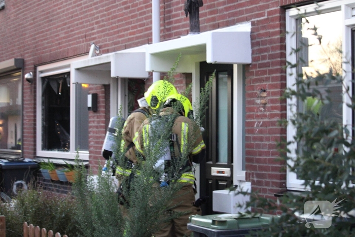 Brandweer schaalde op na melding woningbrand