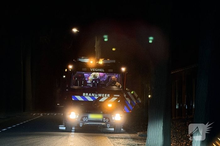 Brandweer controleert woning na incident