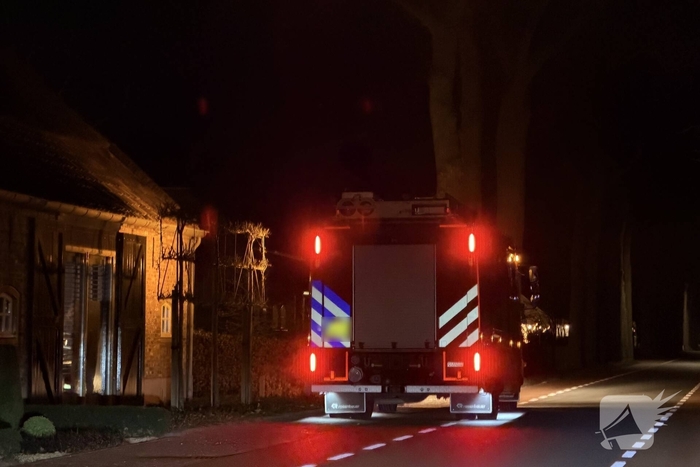 Brandweer controleert woning na incident