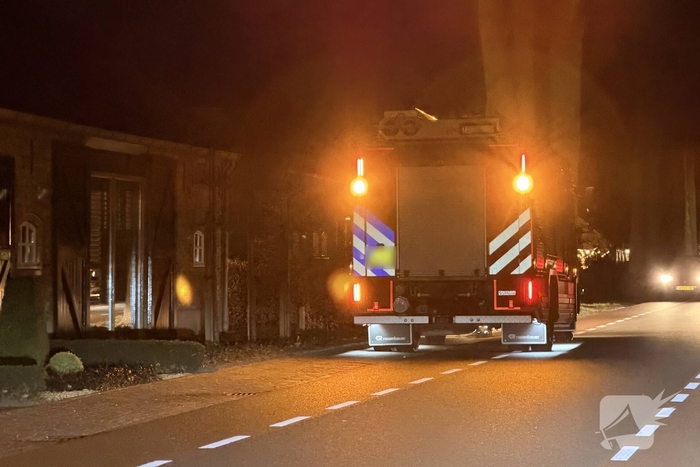 Brandweer controleert woning na incident