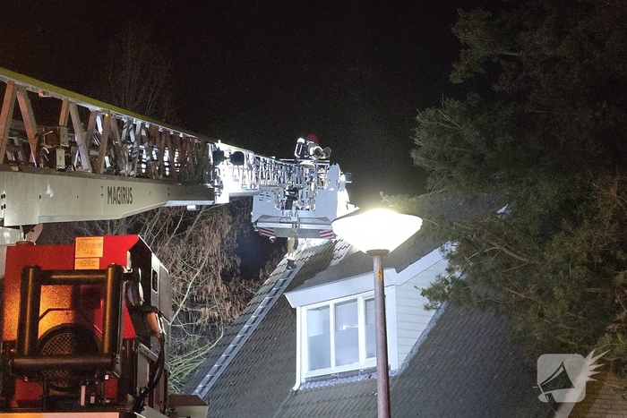 Brandweer ingezet voor schoorsteenbrand