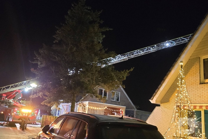 Brandweer ingezet voor schoorsteenbrand